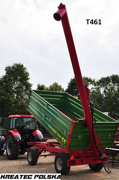 Pom Augustów T461 Überladeschnecke mit hydraulischen Antrieb 4,8 m, verzinkt, 200mm