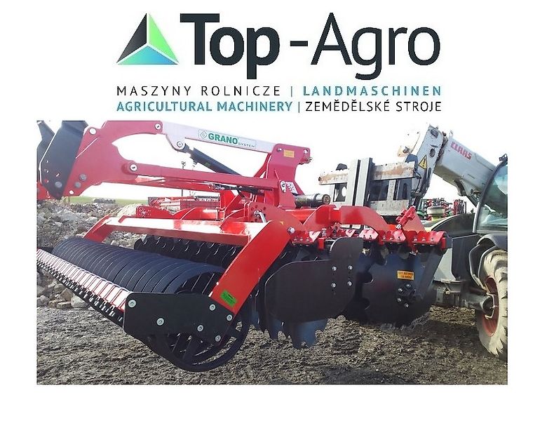 Top-Agro Grano-System Scheibenegge DACHRINGWALZE 3m !!NEU!!